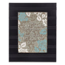 Lift You Black Beaded 8 x 10 Framed Art Plaque - Holds 5x7 Photo