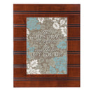 Lift You Woodgrain Beaded 8 x 10 Framed Art Plaque - Holds 5x7 Photo