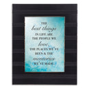 Memories Black Beaded 8 x 10 Framed Art Plaque - Holds 5x7 Photo