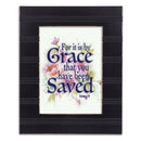 Grace Black Beaded 8 x 10 Framed Art Plaque - Holds 5x7 Photo