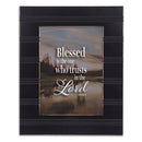 One Trusts Black Beaded 8 x 10 Framed Art Plaque - Holds 5x7 Photo