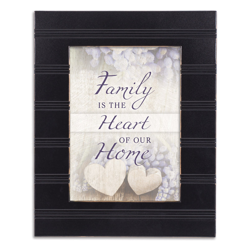 Heart Of Home Black 8x10 Inch  Framed Wall Or Tabletop Art - Holds 5x7 Photo