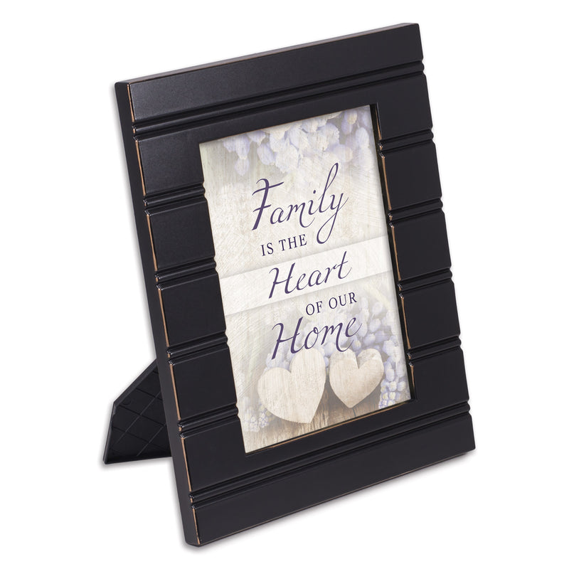 Heart Of Home Black 8x10 Inch  Framed Wall Or Tabletop Art - Holds 5x7 Photo
