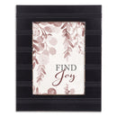 Find Joy Black 8x10 Inch  Framed Wall Or Tabletop Art - Holds 5x7 Photo