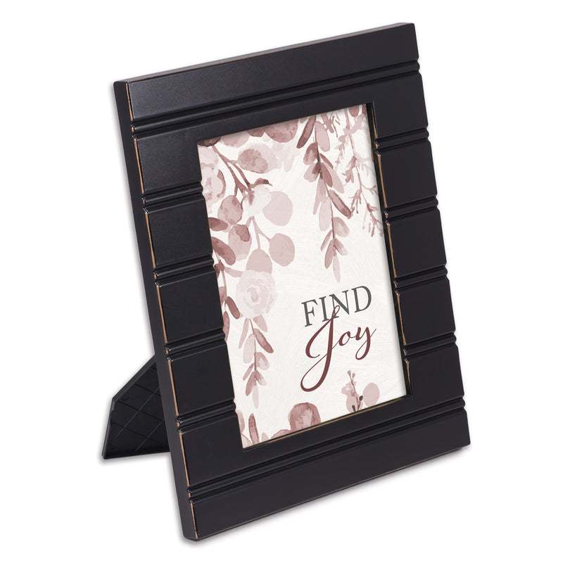 Find Joy Black 8x10 Inch  Framed Wall Or Tabletop Art - Holds 5x7 Photo