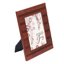 Find Joy Woodgrain 8x10 Inch  Framed Wall Or Tabletop Art - Holds 5x7 Photo