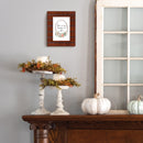 Happily  Woodgrain 8x10 Inch  Framed Wall Or Tabletop Art - Holds 5x7 Photo