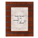 Sweet and Kind Woodgrain 8x10 Inch  Framed Wall Or Tabletop Art - Holds 5x7 Photo