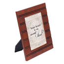 Sweet and Kind Woodgrain 8x10 Inch  Framed Wall Or Tabletop Art - Holds 5x7 Photo