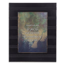 Plan For Life Black 8x10 Inch  Framed Wall Or Tabletop Art - Holds 5x7 Photo