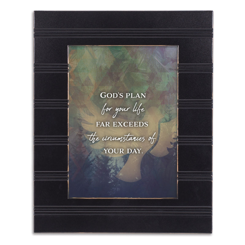 Plan For Life Black 8x10 Inch  Framed Wall Or Tabletop Art - Holds 5x7 Photo