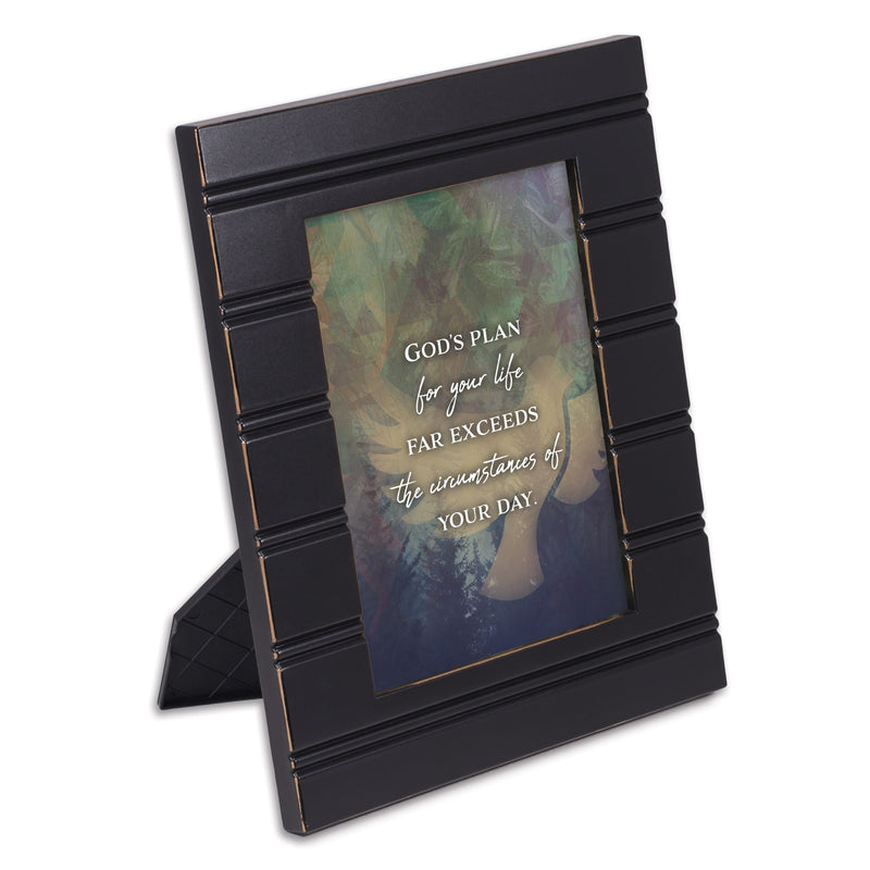 Plan For Life Black 8x10 Inch  Framed Wall Or Tabletop Art - Holds 5x7 Photo