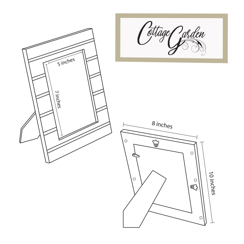 Plan For Life Black 8x10 Inch  Framed Wall Or Tabletop Art - Holds 5x7 Photo
