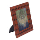 Plan For Life Woodgrain 8x10 Inch  Framed Wall Or Tabletop Art - Holds 5x7 Photo