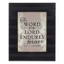 Word Of the Lord Black 8 X 10 Wood Framed Wall Or Tabletop Art - Holds 5x7 Photo