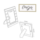 Illustration of frame with dimensions