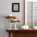 Frame hanging on wall in home