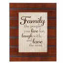 Family Live For  8 X 10 Wood Framed Wall Or Tabletop Art - Holds 5x7 Photo