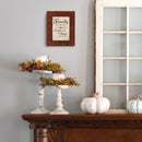 Frame hanging on wall in home