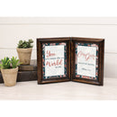 Hinged frame oh home countertop