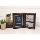 Hinged frame oh home countertop