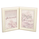 Hinged frame slightly folded