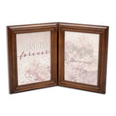 Hinged frame slightly folded