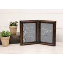 Hinged frame oh home countertop