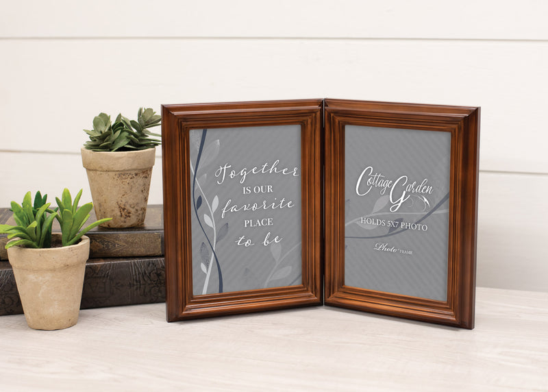 Hinged frame oh home countertop