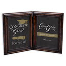 Hinged frame slightly folded