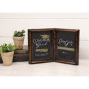 Hinged frame oh home countertop