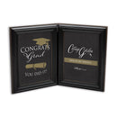 Hinged frame slightly folded