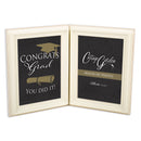 Hinged frame slightly folded