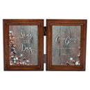 Seas The Day   Wood Hinged Double Tabletop Photo Frame- Holds two 5x7 Photos