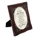 Enjoy the Little Things Mahogany 8 x 10 Photo Frame