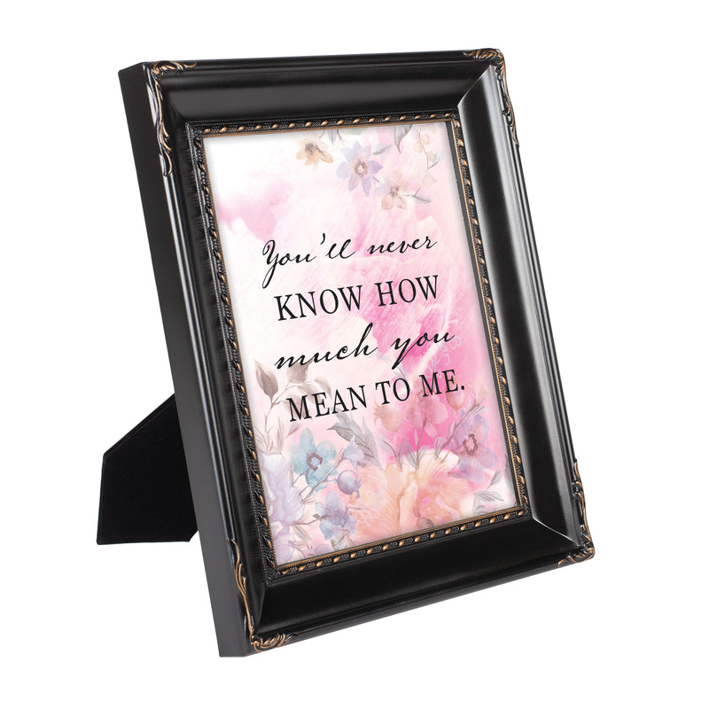 You Mean So Much to Me Black Rope 8 x 10 Photo Frame
