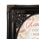 Grandma Grace And Graditude Black 8 x 10 Photo Frame