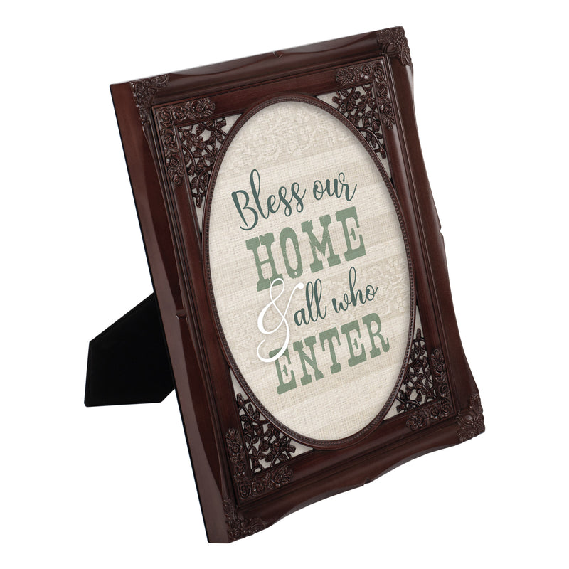 Bless Our Home Mahogony 8 x 10 Photo Frame
