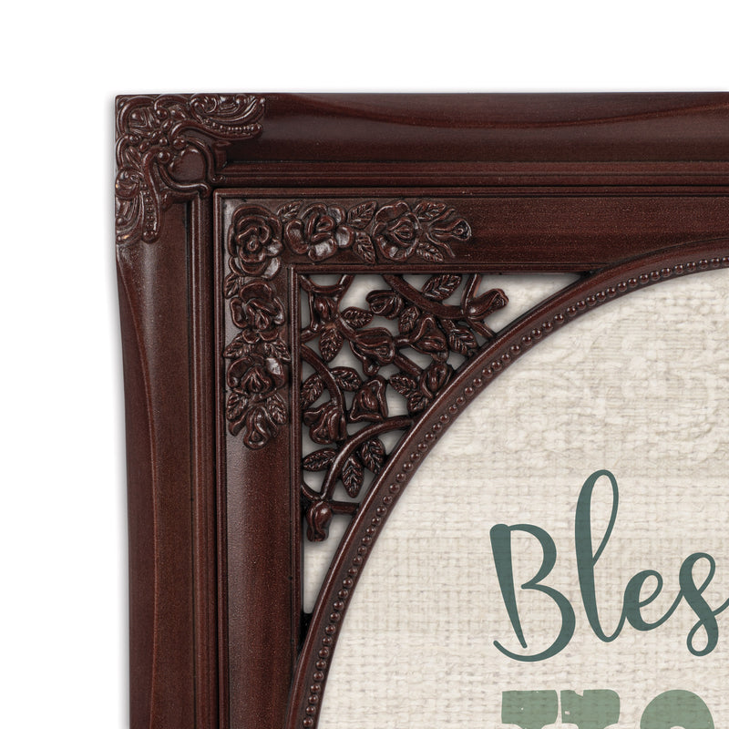 Bless Our Home Mahogony 8 x 10 Photo Frame