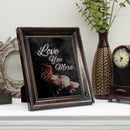 Love You More Amber 8 x 10 Rope Frame