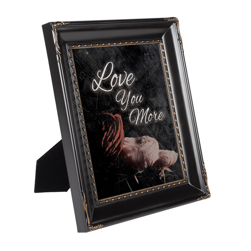 Love You More Black 8 x 10 Rope Frame