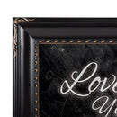 Love You More Black 8 x 10 Rope Frame