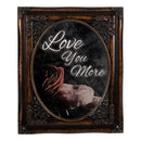 Love You More Amber 8 x 10 Floral Cutout Wall And Tabletop Photo Frame