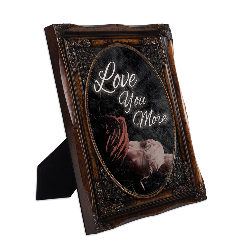 Love You More Amber 8 x 10 Photo Frame