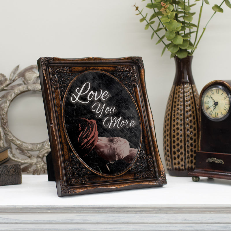 Love You More Amber 8 x 10 Photo Frame