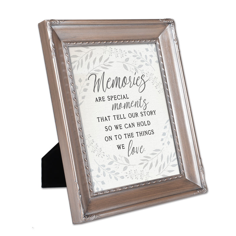 Memories are Special Moments Silver Rope 8 x 10 Photo Frame