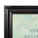 You Deserve The World Black 8 x 10 Rope Frame