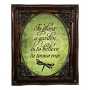 Believe In Tomorrow Oval Amber 8 x 10  Oval Photo Frame