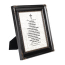Love Never Fails Black Rope 8 x 10 Photo Frame