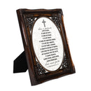 Love Never Fails Burlwood 8 x 10 Photo Frame